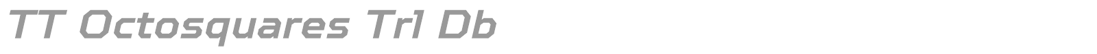 TT Octosquares font preview